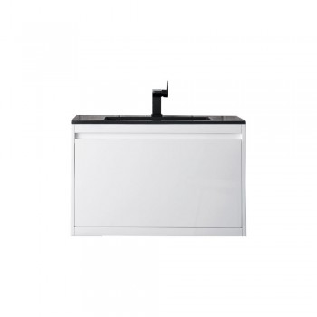 James Martin Vanities 801V31 Milan 31.5" Single Vanity Cabinet, Composite Top